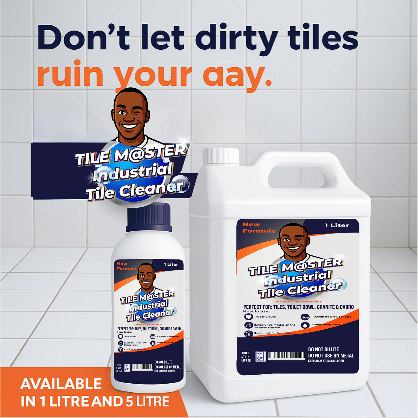 Tile M@ster Industrial Tile Cleaner 5 ltrs