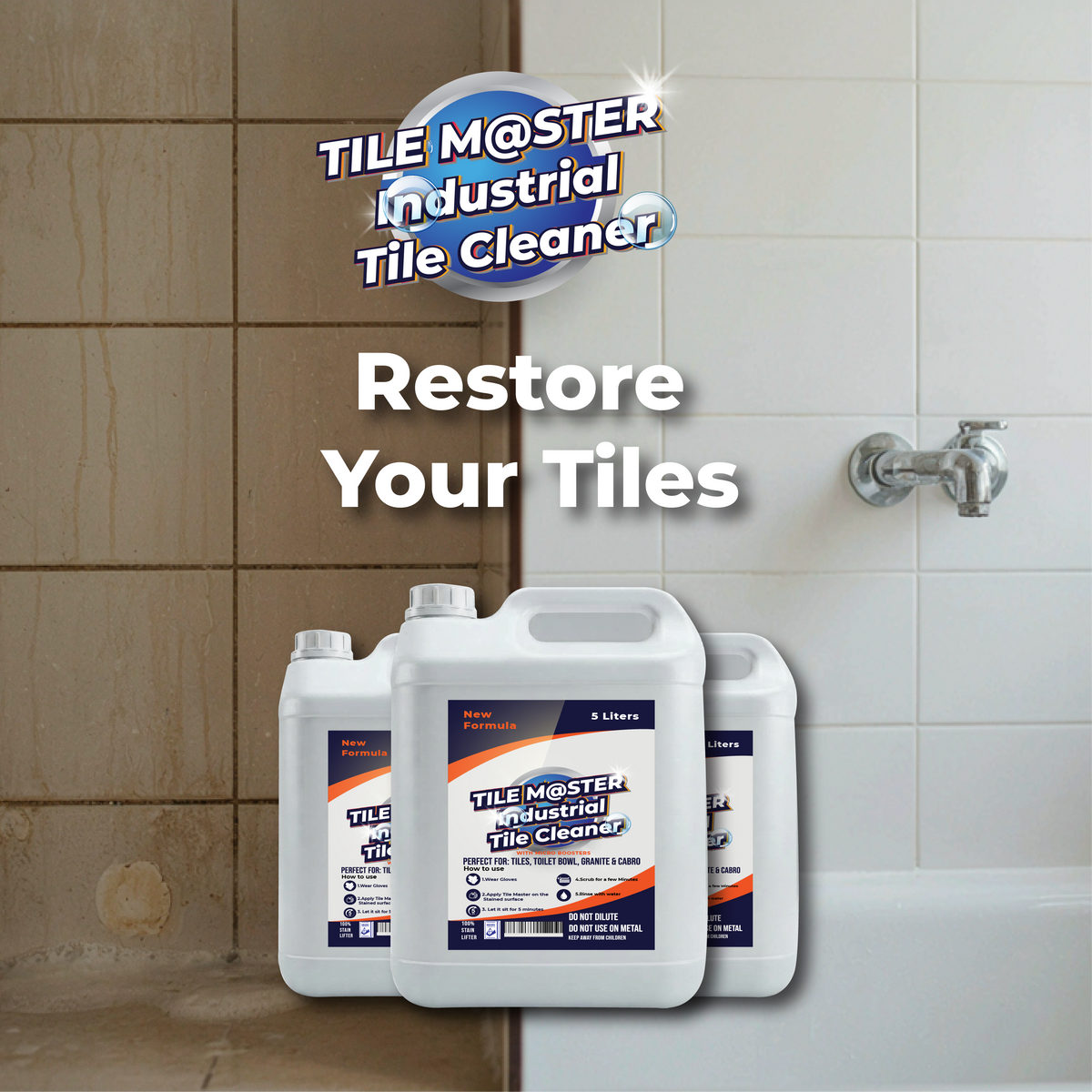 Tile M@ster Industrial Tile Cleaner 5 ltrs