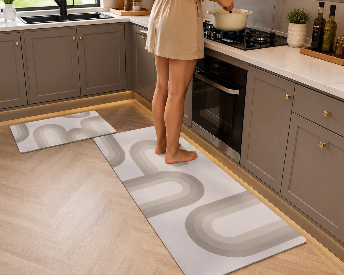 2PC PREMIUM Rubber bottom Kitchen mats