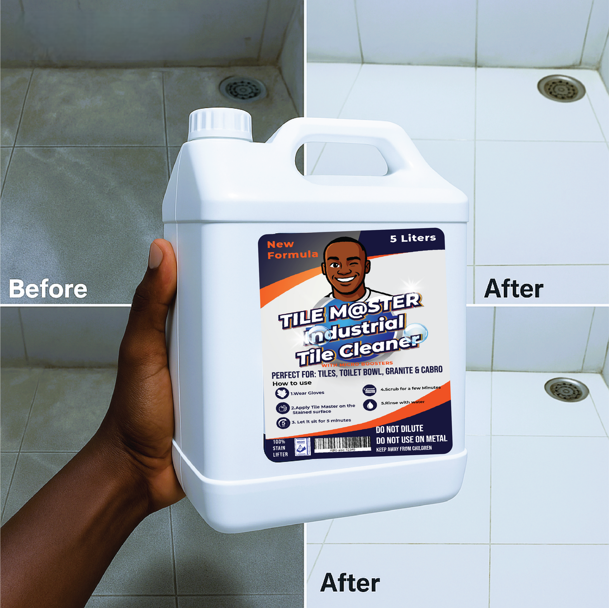 Tile M@ster Industrial Tile Cleaner 5 ltrs